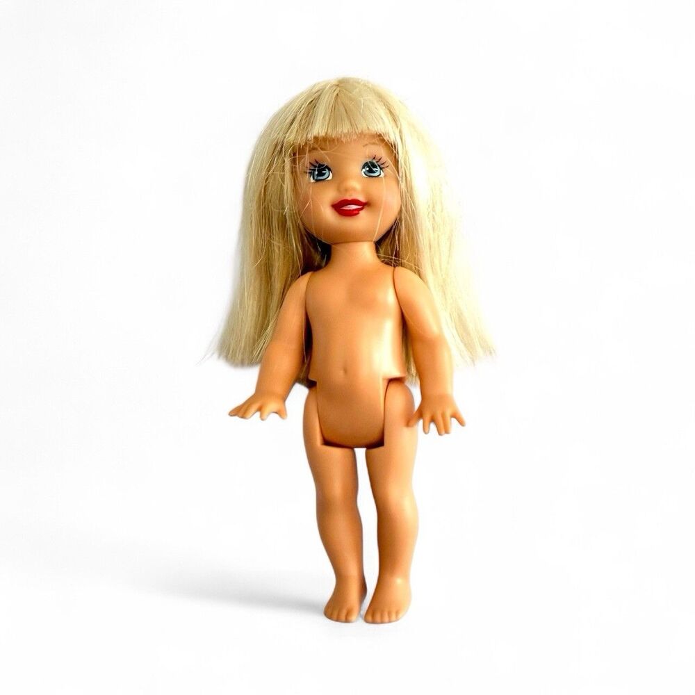 2005‎ Barbie’s Sister Kelly Club Toddler Nude Doll Only Cat Pet Fun Vintage